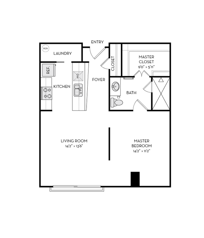 Floorplan - The Heights at Park Lane