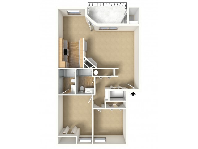 Gold 3D - 2 Bedroom, 2 Bathroom - Avalon Park