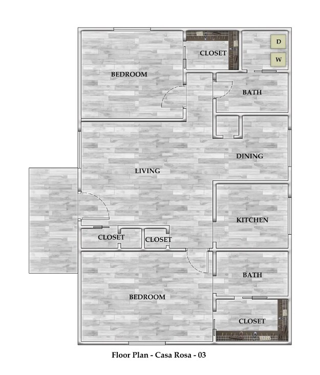 2 bedroom 2 bath.png - Casa Rosa Apartments