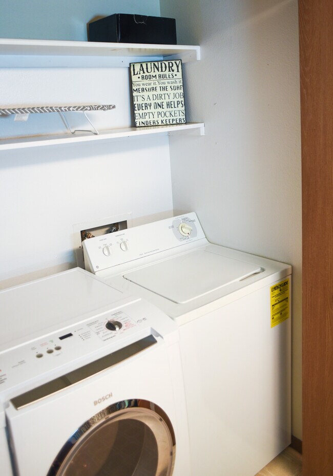 Laundry in the unit. - 523 Kimberlite St