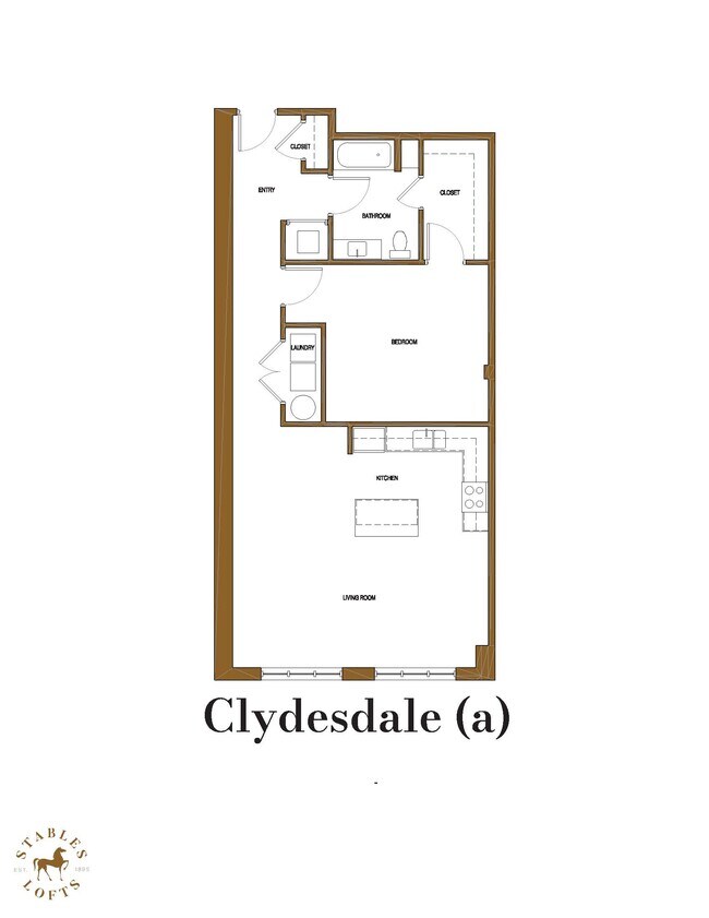 Clydesdale (a) - 1x1 - Allegheny City Stables Lofts