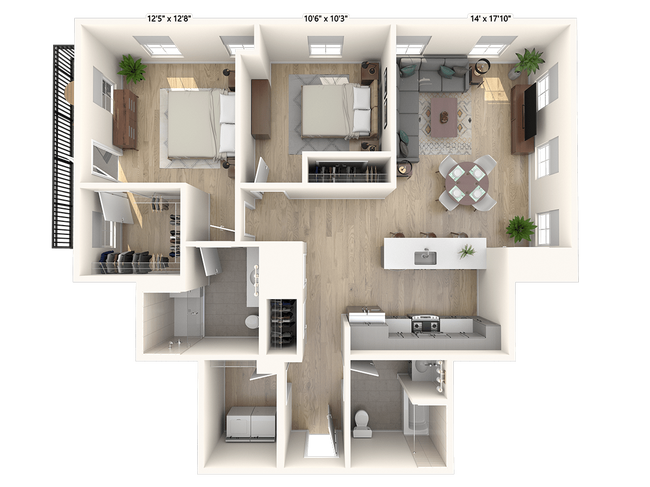 Floorplan - Darien Commons