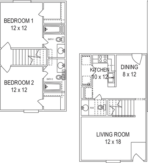 2BR/2.5BA - Green Isle Townhomes