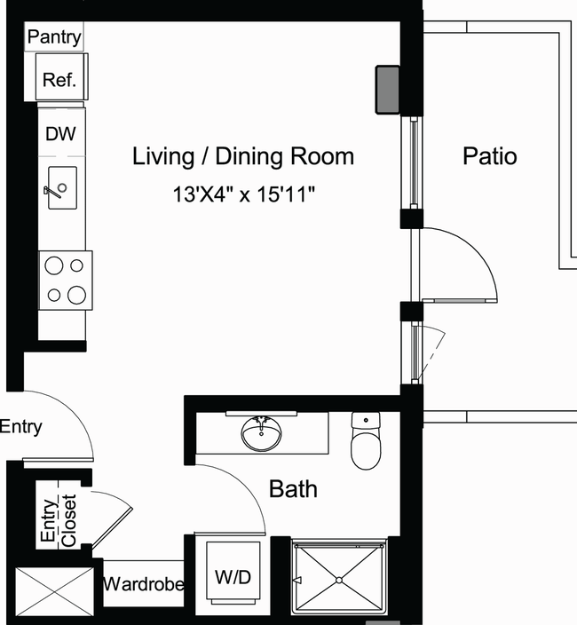 Floorplan - Chloe on Madison