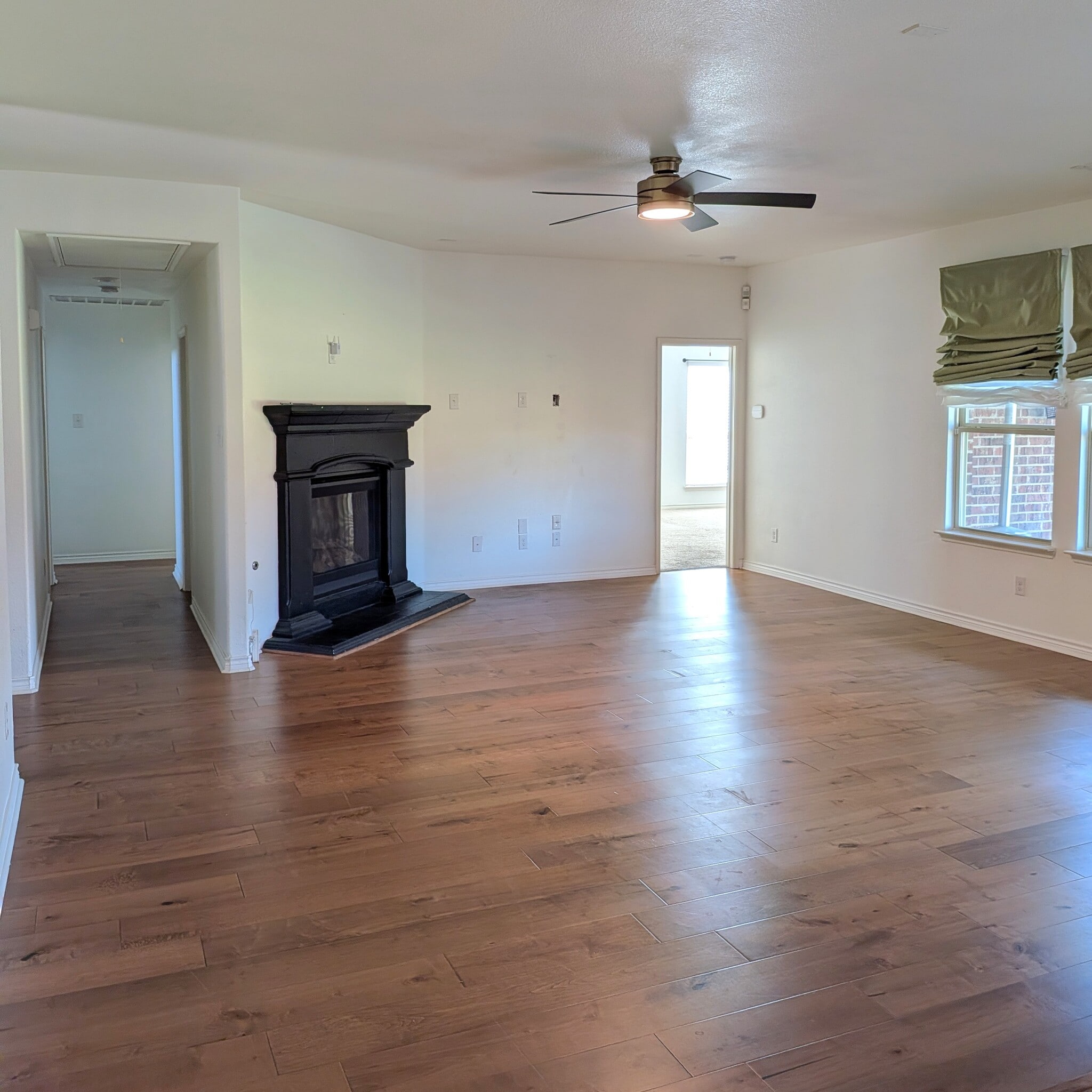 Den with Gas Fireplace - 4706 Lakeway Dr