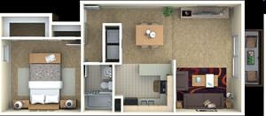 1BR/1BA - Avistele at Andalusia