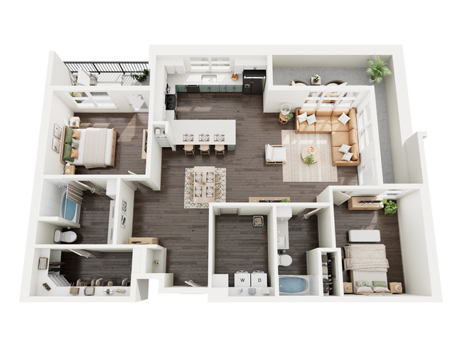 2D-2 floor plan The Janis - The Janis