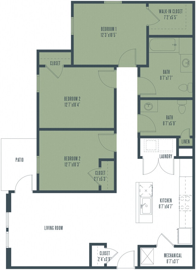 Floorplan - Tiffin Pointe