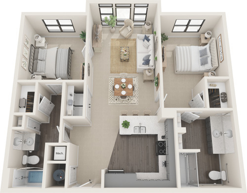 Floorplan - Gaston at North End