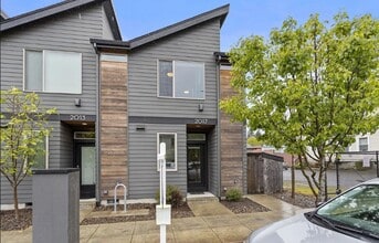 Building Photo - Dual Masters! Stunning Modern End-Unit Townhome in Buckman Bright, Airy & Designed for Comfort