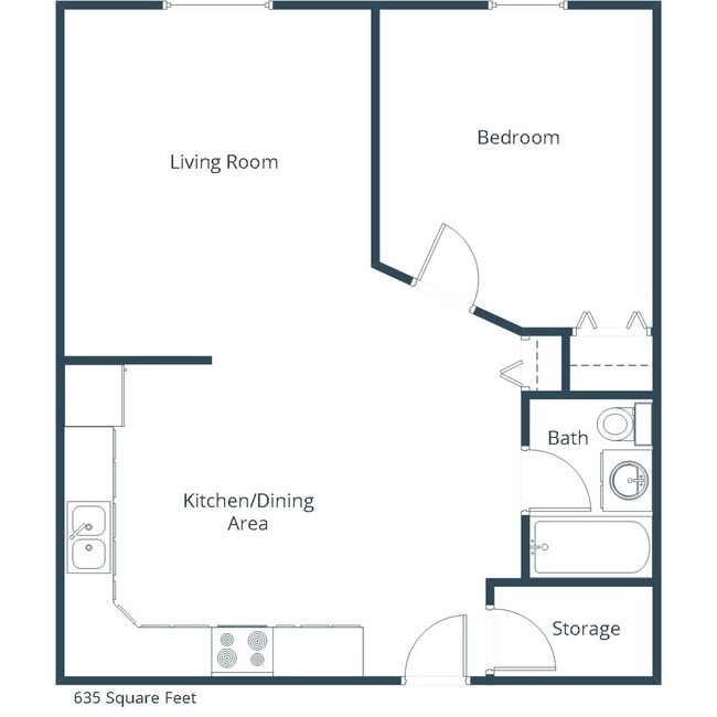 Floorplan - Park Place Apartment Community