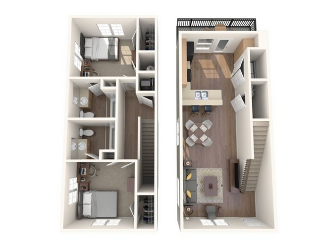 2x2 TH_floor_plan - Wildwood Lubbock