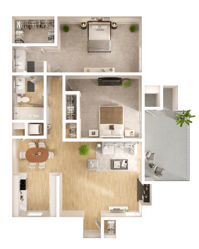 Floorplan - Waterfield Square Apartment Homes