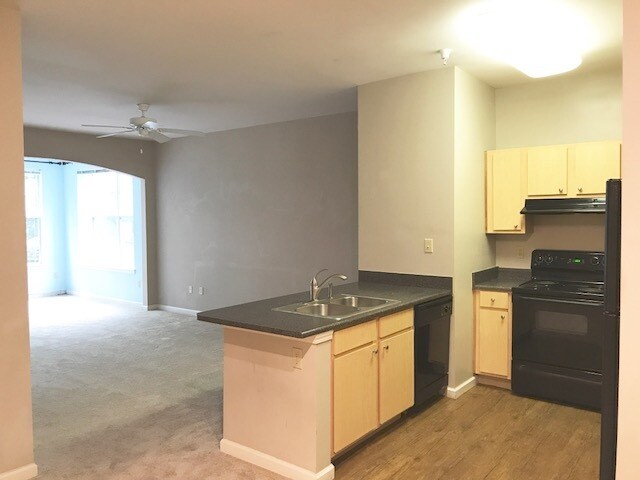 Living room from Dining Area - 604 Bristol Village Dr