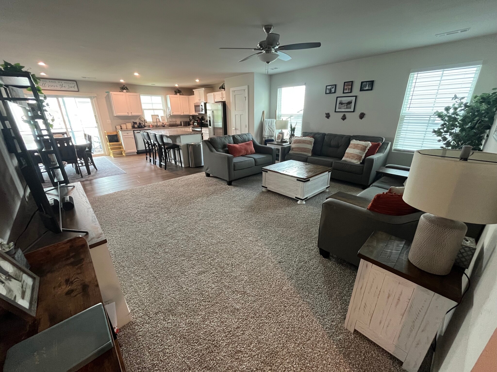 Living room into kitchen/dining - 2736 Thornton Grove Blvd