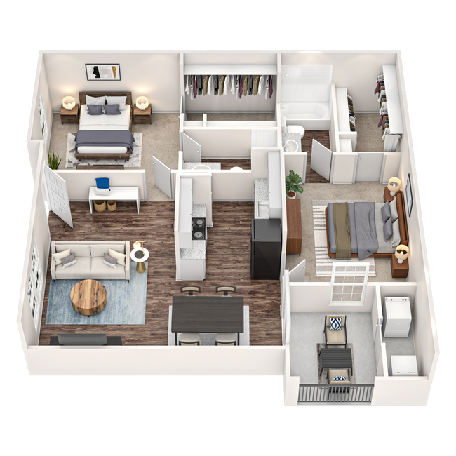 Floorplan - The Elise Apartments