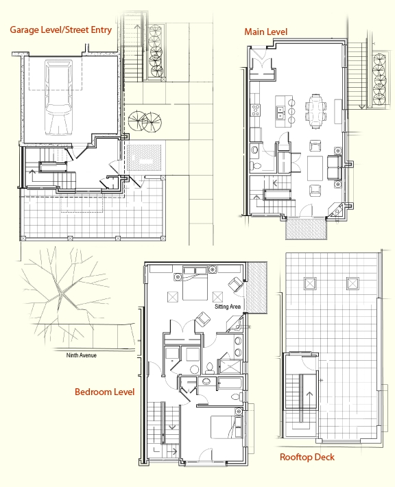 Floor Plans - Washington Street Townhomes