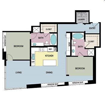 2BR/2BA - 717 Olympic