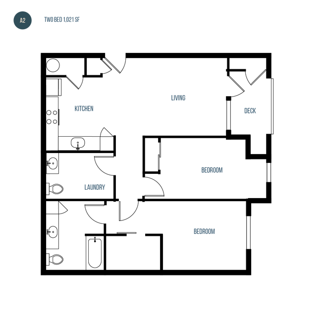 2Bed-A2.png - The Heights at Happy Valley
