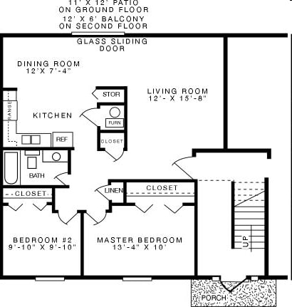 2BR/1BA - Knoll Ridge Townhomes & Apartments
