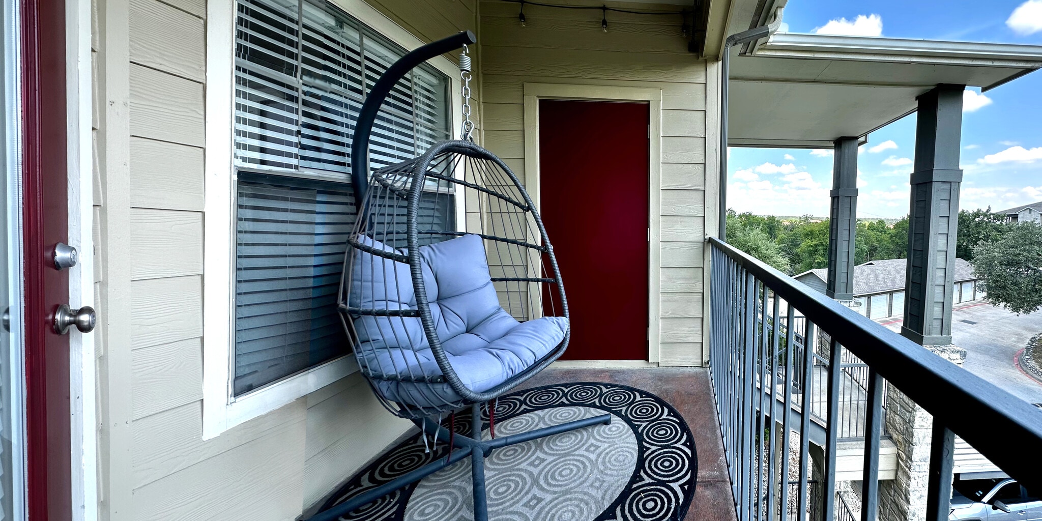 Smaller balcony off living room - 2320 Gracy Farms Ln
