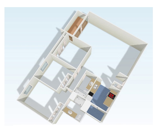 3BR/2BA - Highland Towers Apartments