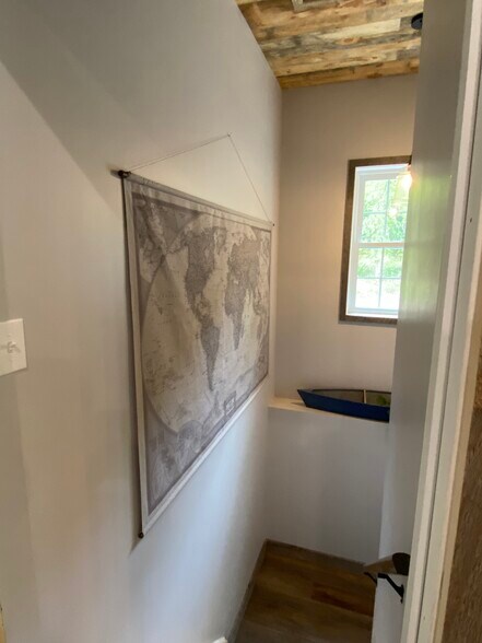 Hallway to downstairs - 204 Eastern Union Tpke