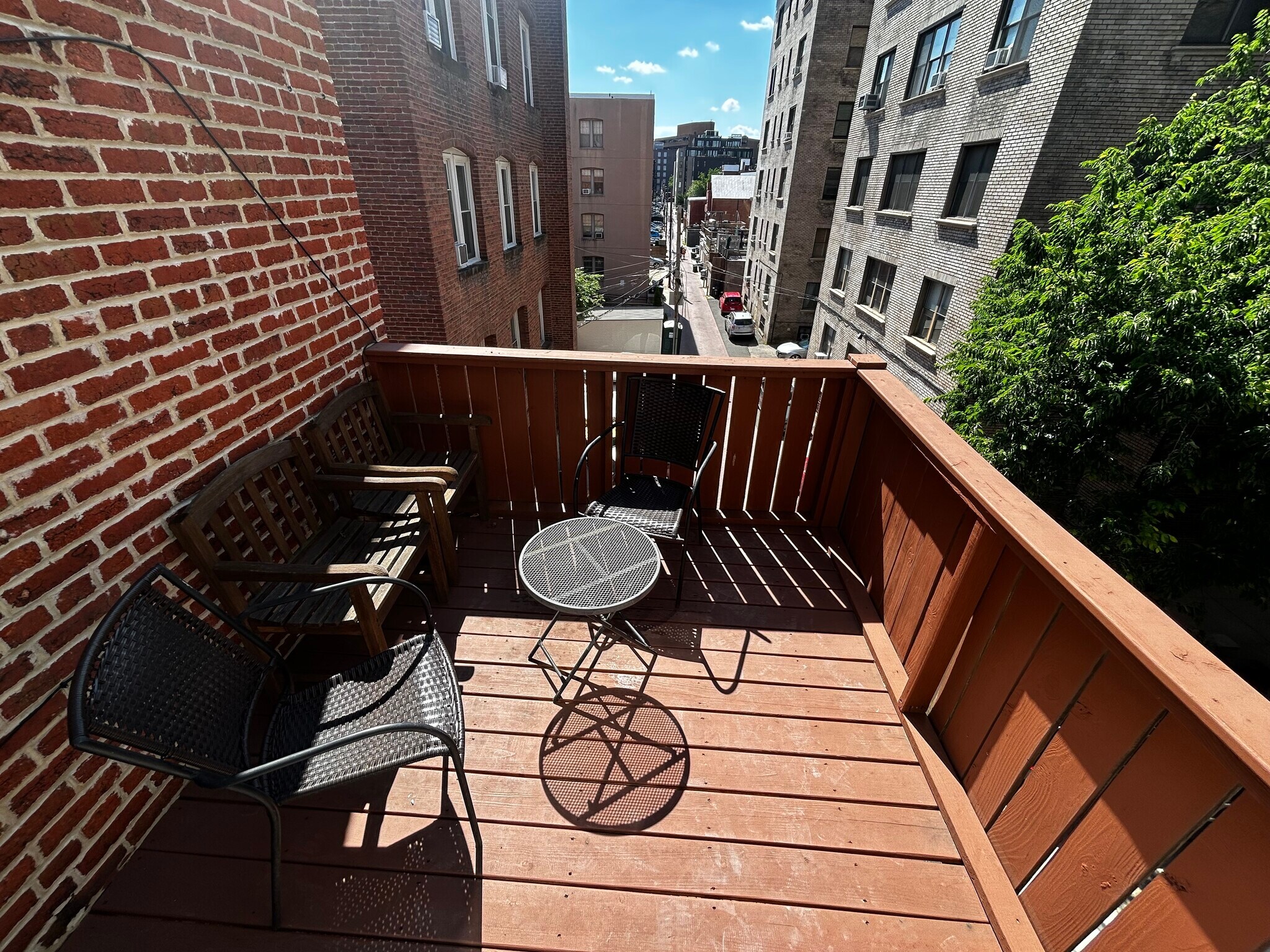 Rear Deck off Bedrm - 1508 17th St NW