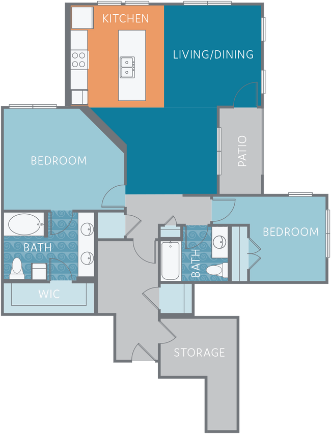Floorplan - Watermark at Steele Crossing