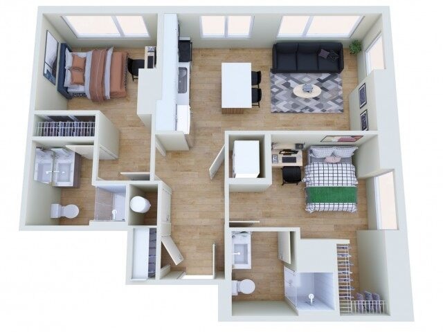 2x2 Penthouse - The Connector | Student Housing