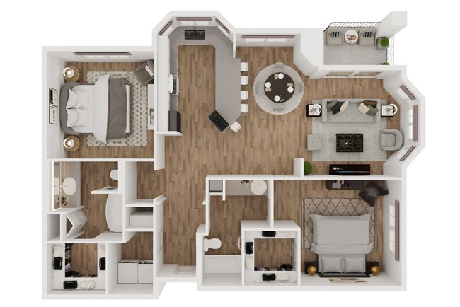 Floorplan - Montrachet Apartments