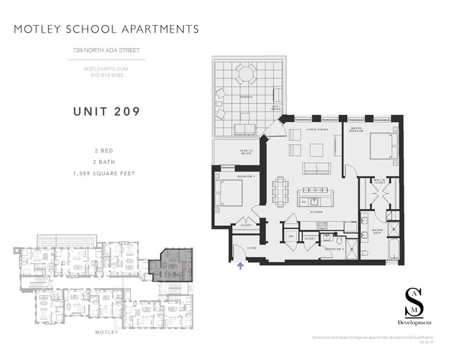 Floorplan - Motley School Apartments