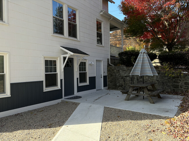 Patio/Entrance from Driveway - 7 Greenwood St