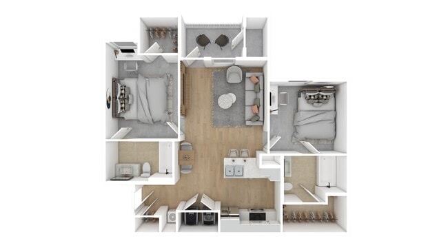 Floorplan - The Azul Apartment Homes