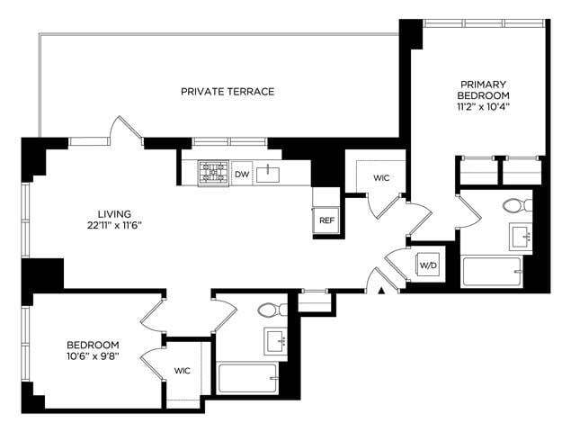 Floorplan - Lincoln at Bankside