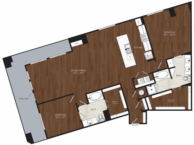 Floorplan - The Park at Katy Trail