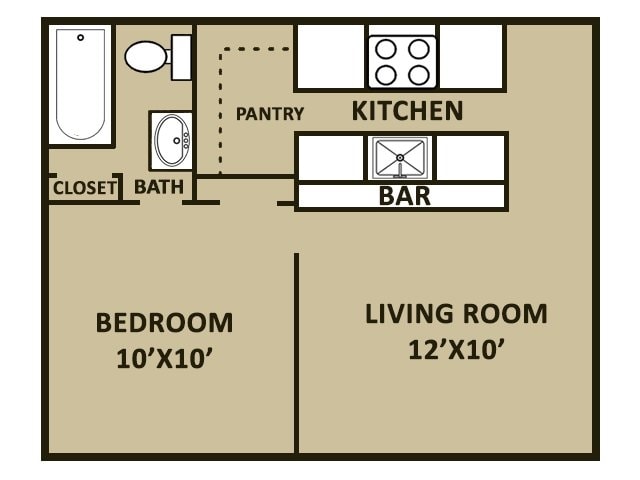 1BR/1BA - Covina Plaza
