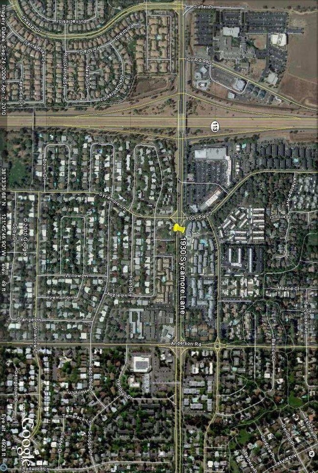 Aerial Photo - Sycamore Tella