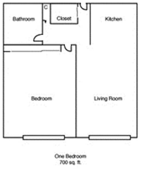 Floorplan - Van Dyke Apartments