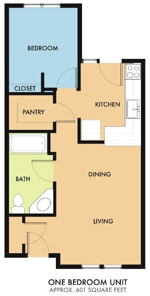 1BR/1BA - Cascadia Village