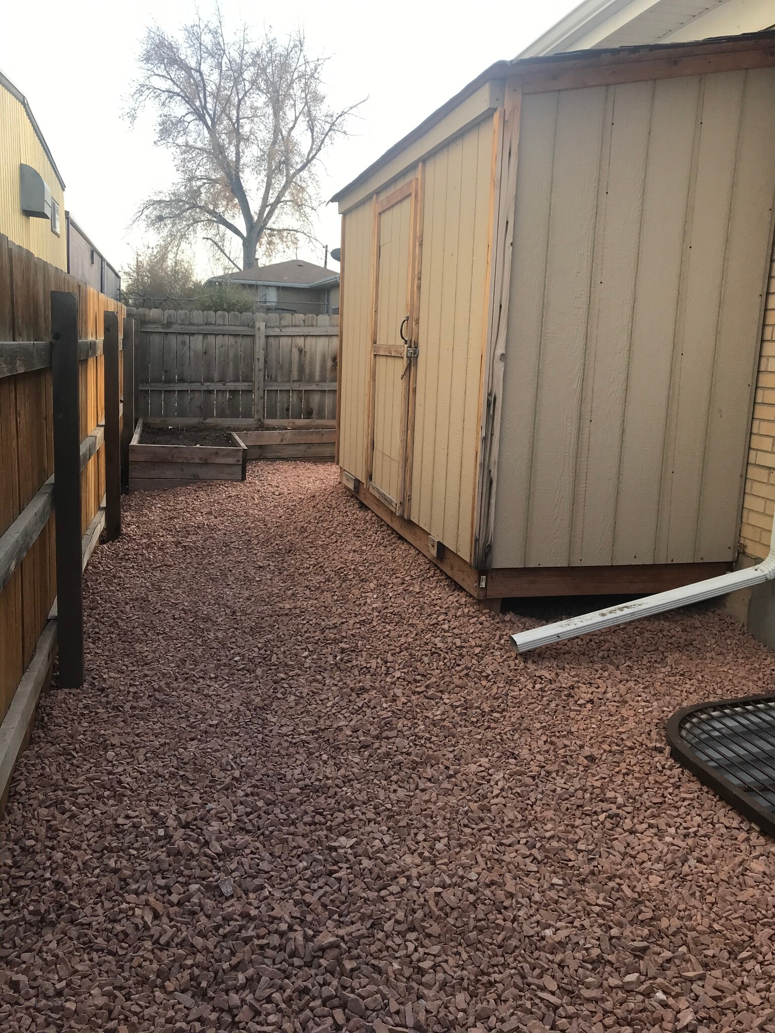 outdoor storage shed - 1334 Marshall St