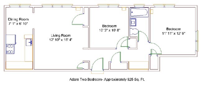 2BR/1BA - Adare Manor Apartments