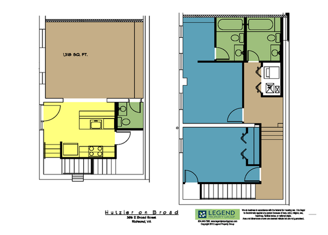 Floorplan - Hutzler on Broad