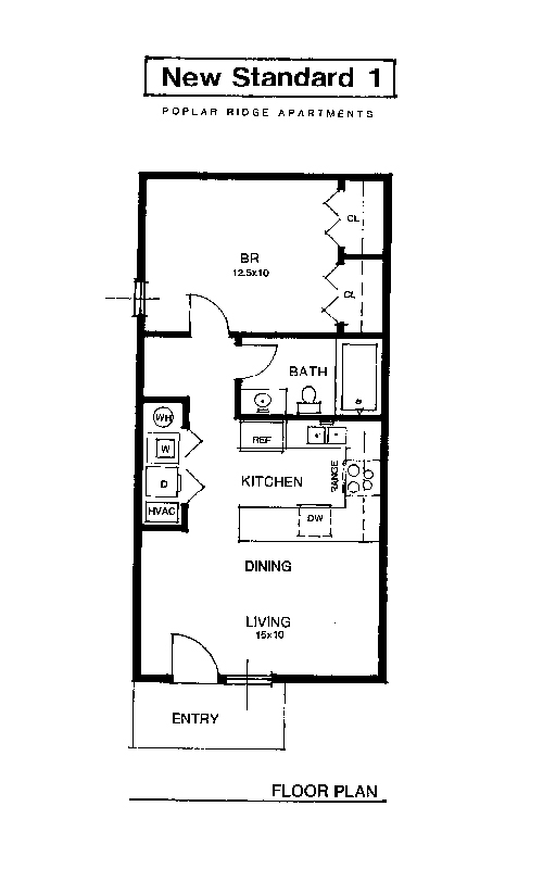 1BR/1BA - Poplar Ridge Apartments