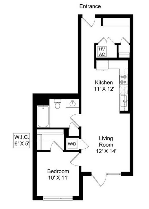 Floorplan - 851 West