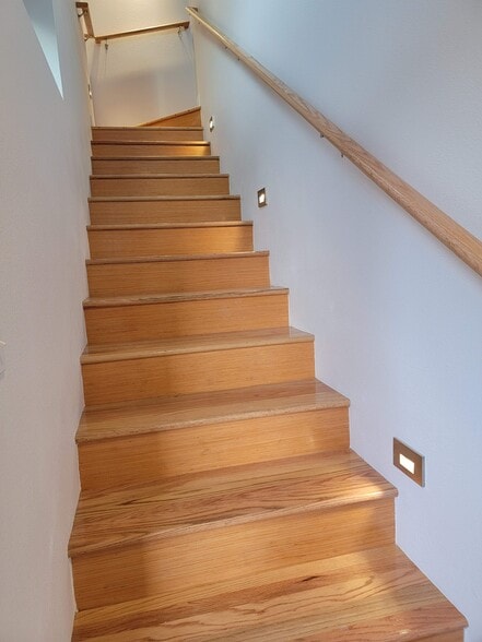 stairs from entry to second floor of unit - 336 N 73rd St