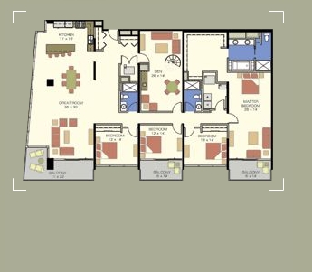 4BR/3BA - The VUE at Lake Eola