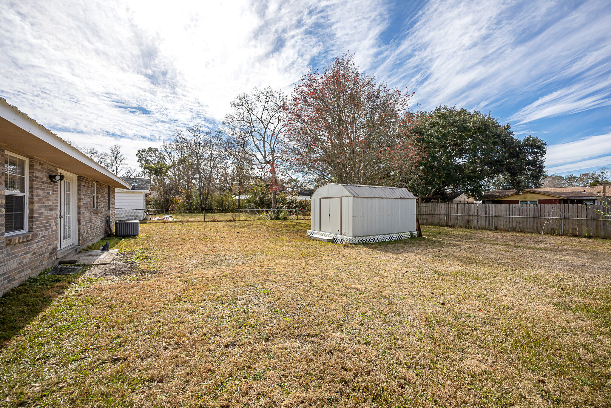 A shed for storage - 7513 Madison Dr