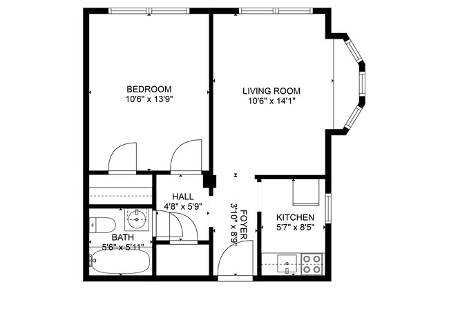 Floorplan - Griscom Apartments