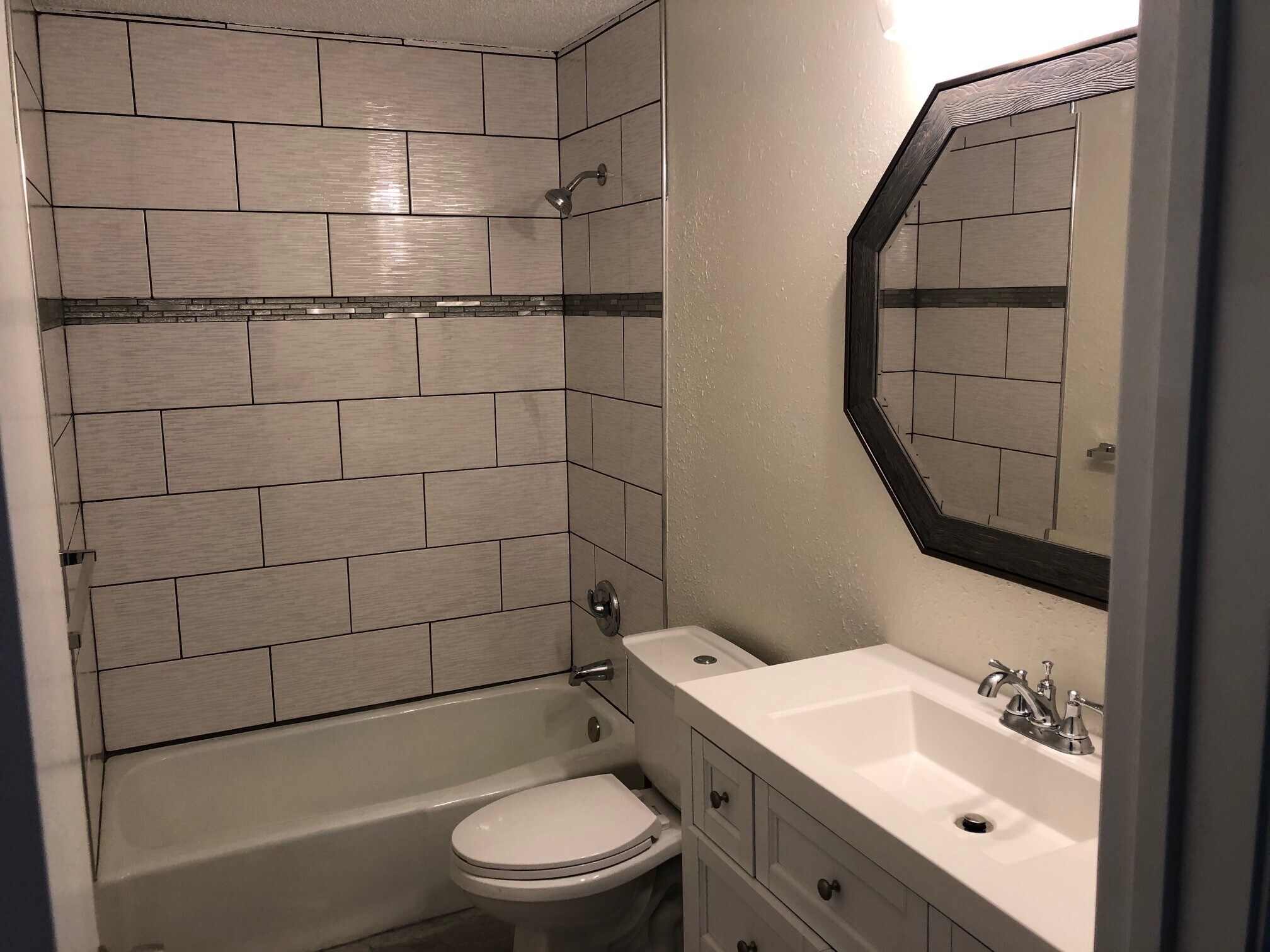 Updated bathroom with new vanity - 6228 Magnolia Ln N